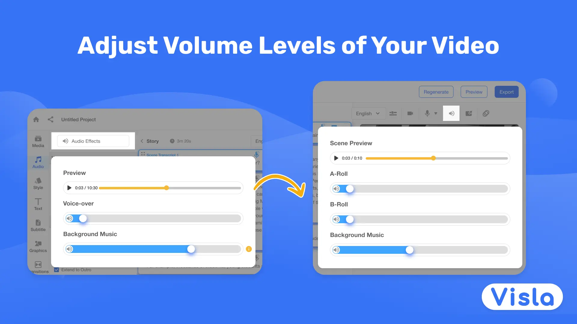Adjust Volume of Video