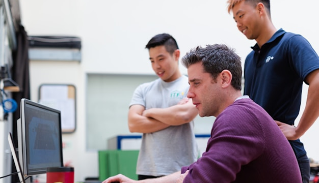 Principal recording a video update using an AI video creation tool for administrators to share with parents and the community