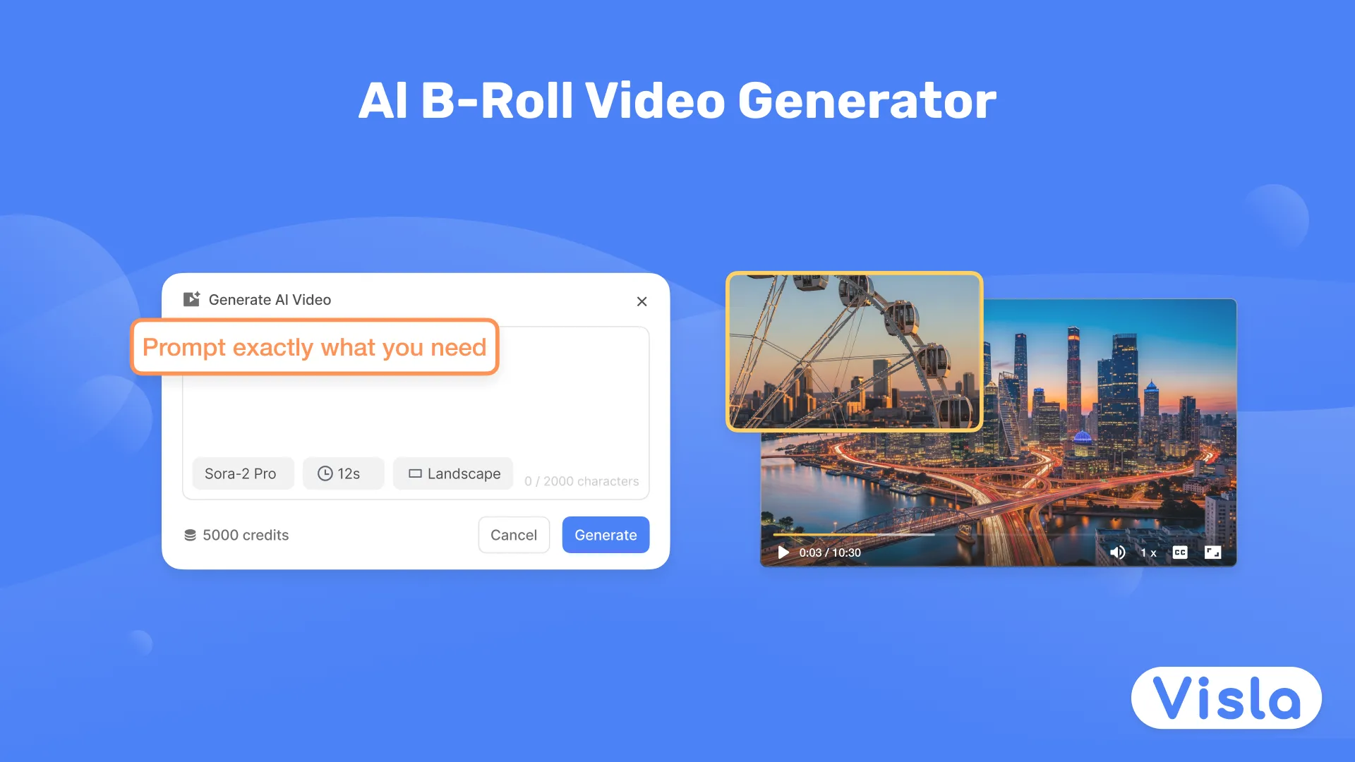 AI B-Roll Video Generator