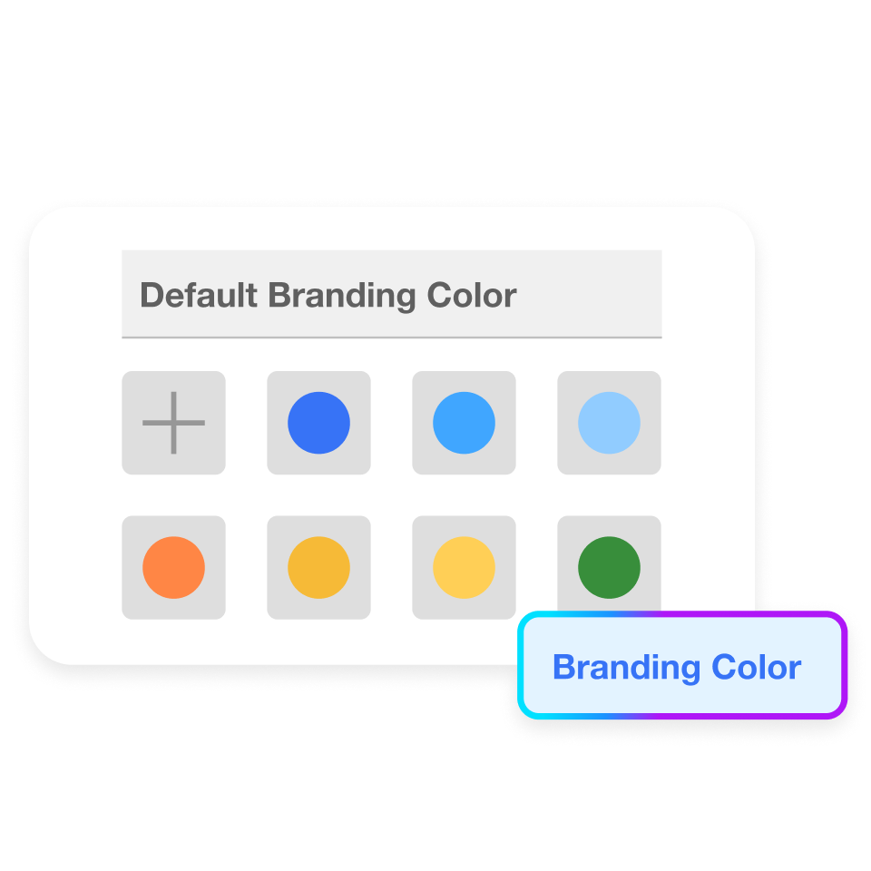 Visla Branding setup step 3 — customize logo, brand colors, and fonts