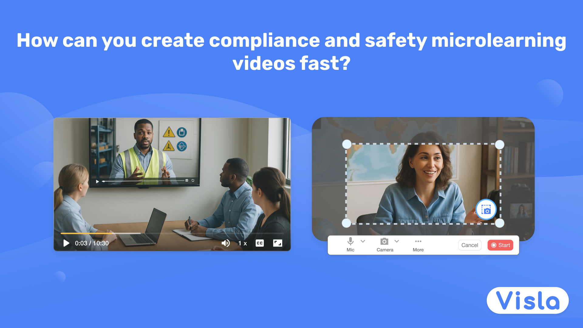 How can you create compliance and safety microlearning videos fast?