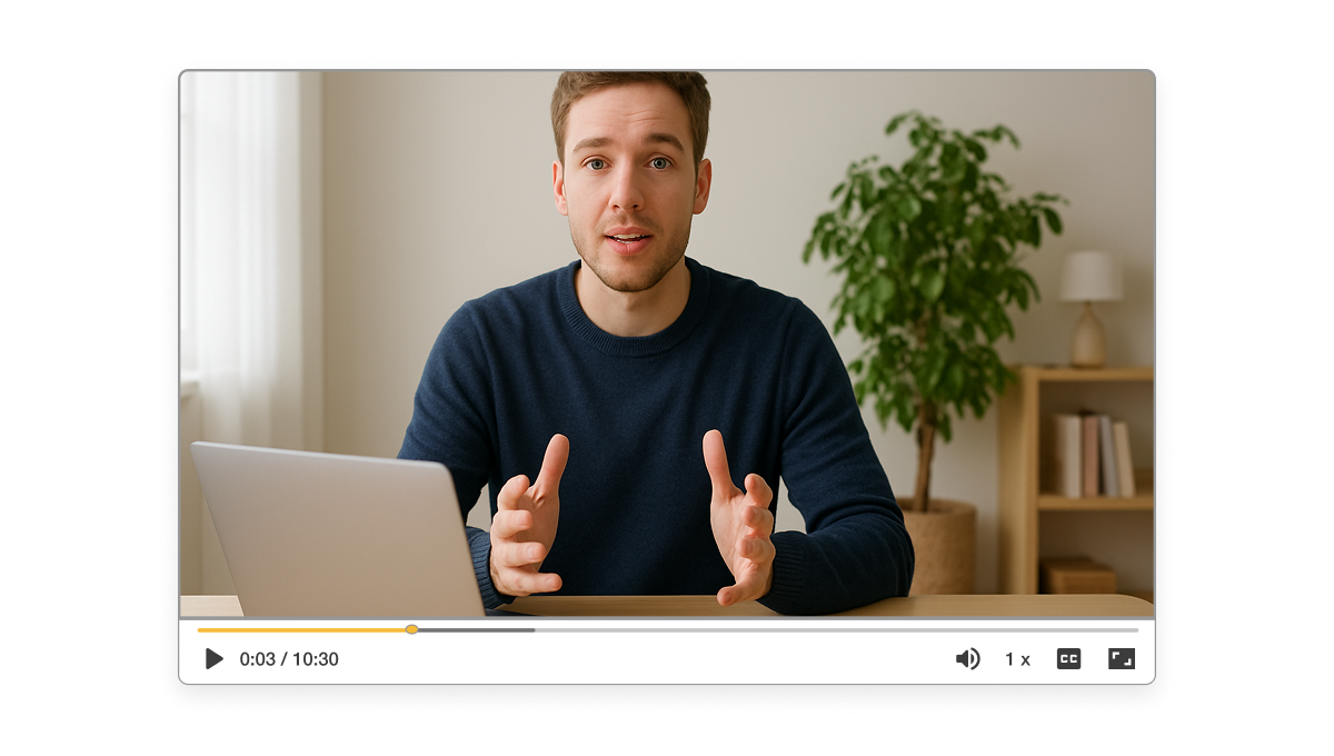 Feature walkthrough video creator
