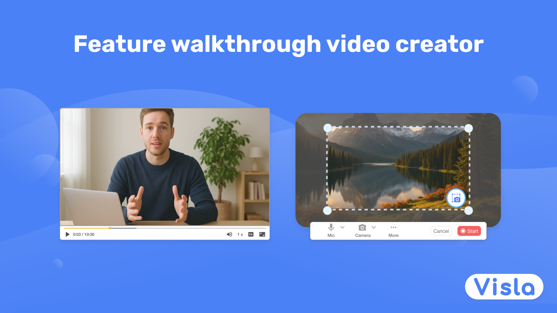Feature walkthrough video creator