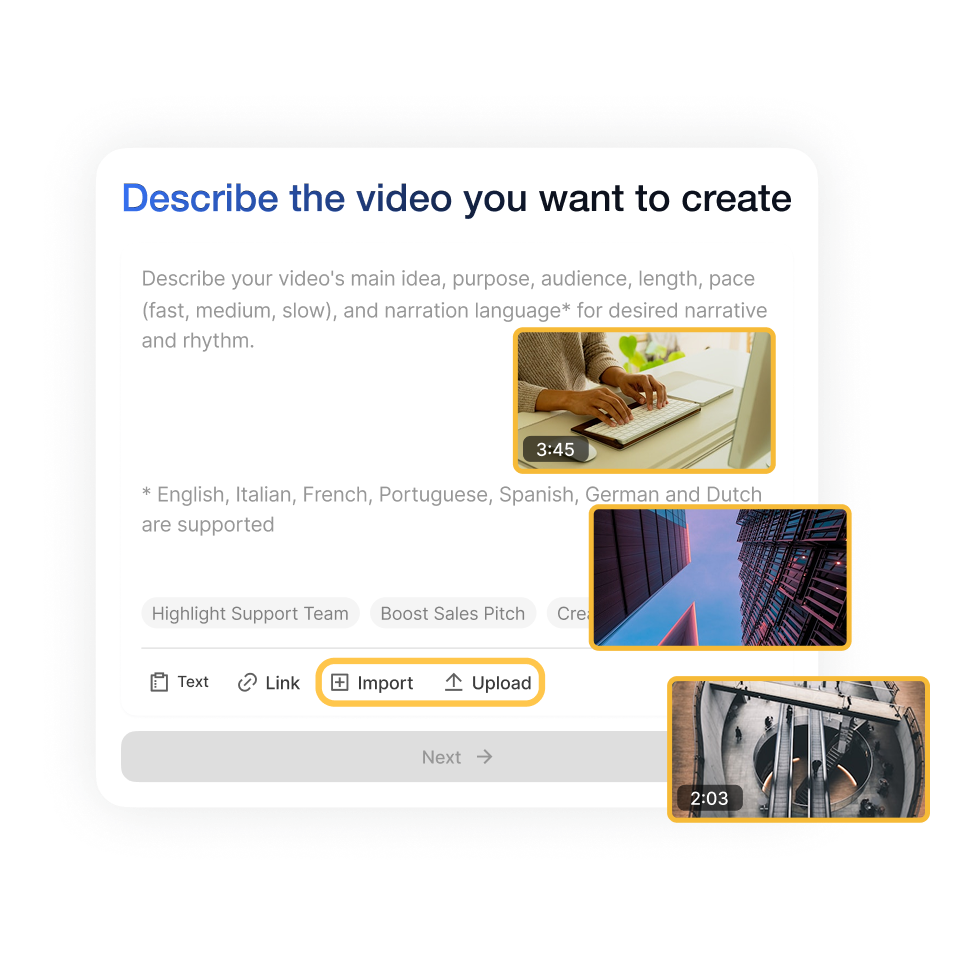 Financial video content creation