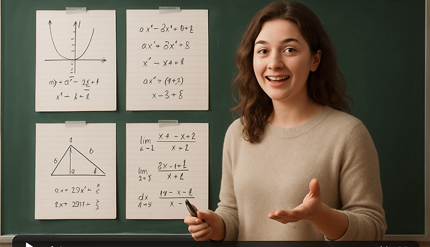 Professor using an AI video creation tool for higher education to clean up recorded lectures