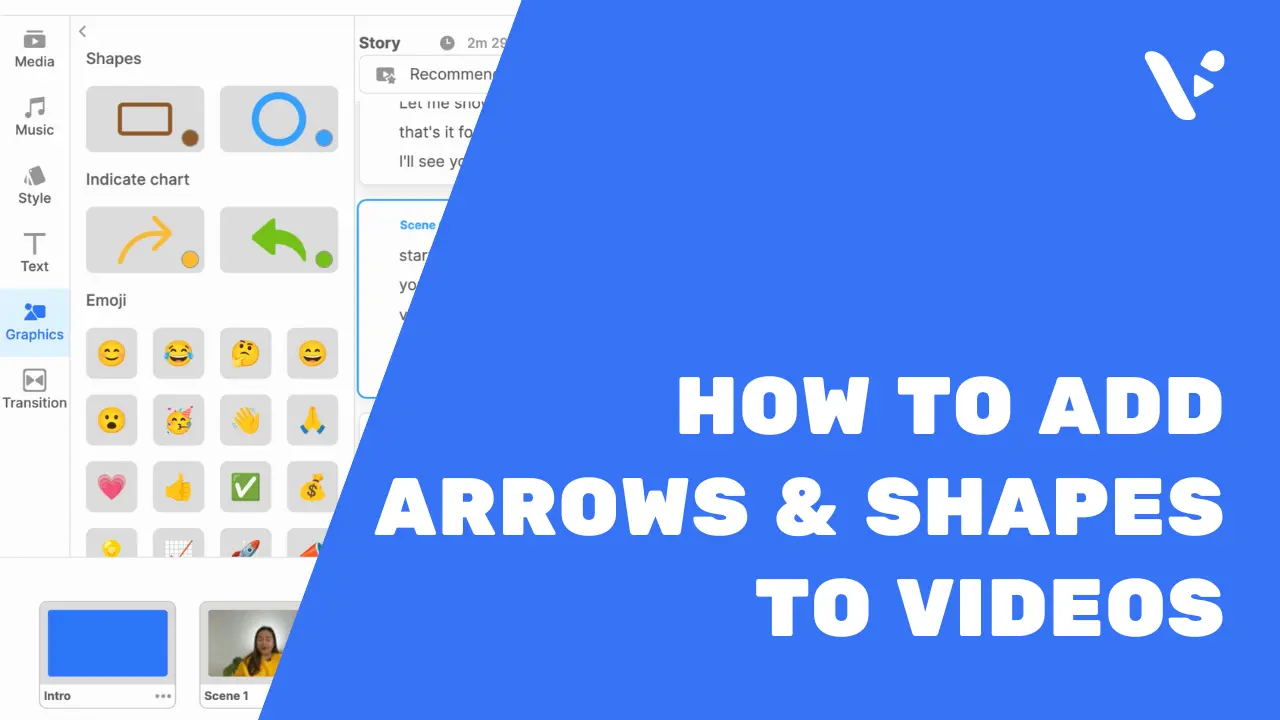Enhance Your Videos with Graphics: Add Arrows, Shapes, and Emojis