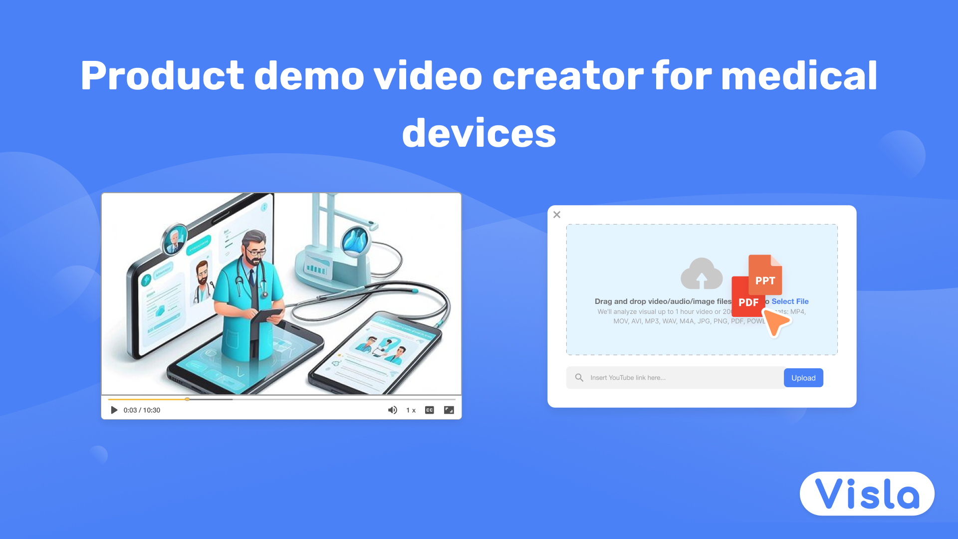 Product demo video creator for medical devices