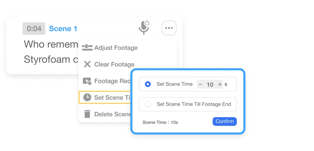 Scene Based Video Editing