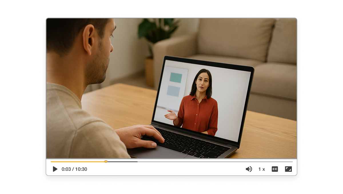 Slide narration video creator