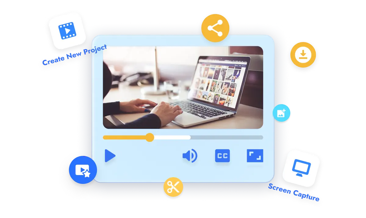 Social media animation