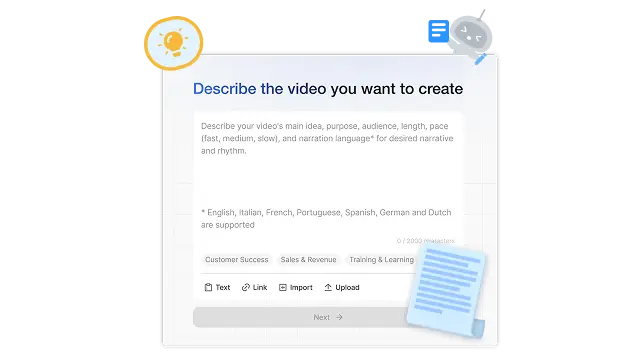 Transform Ideas into Videos