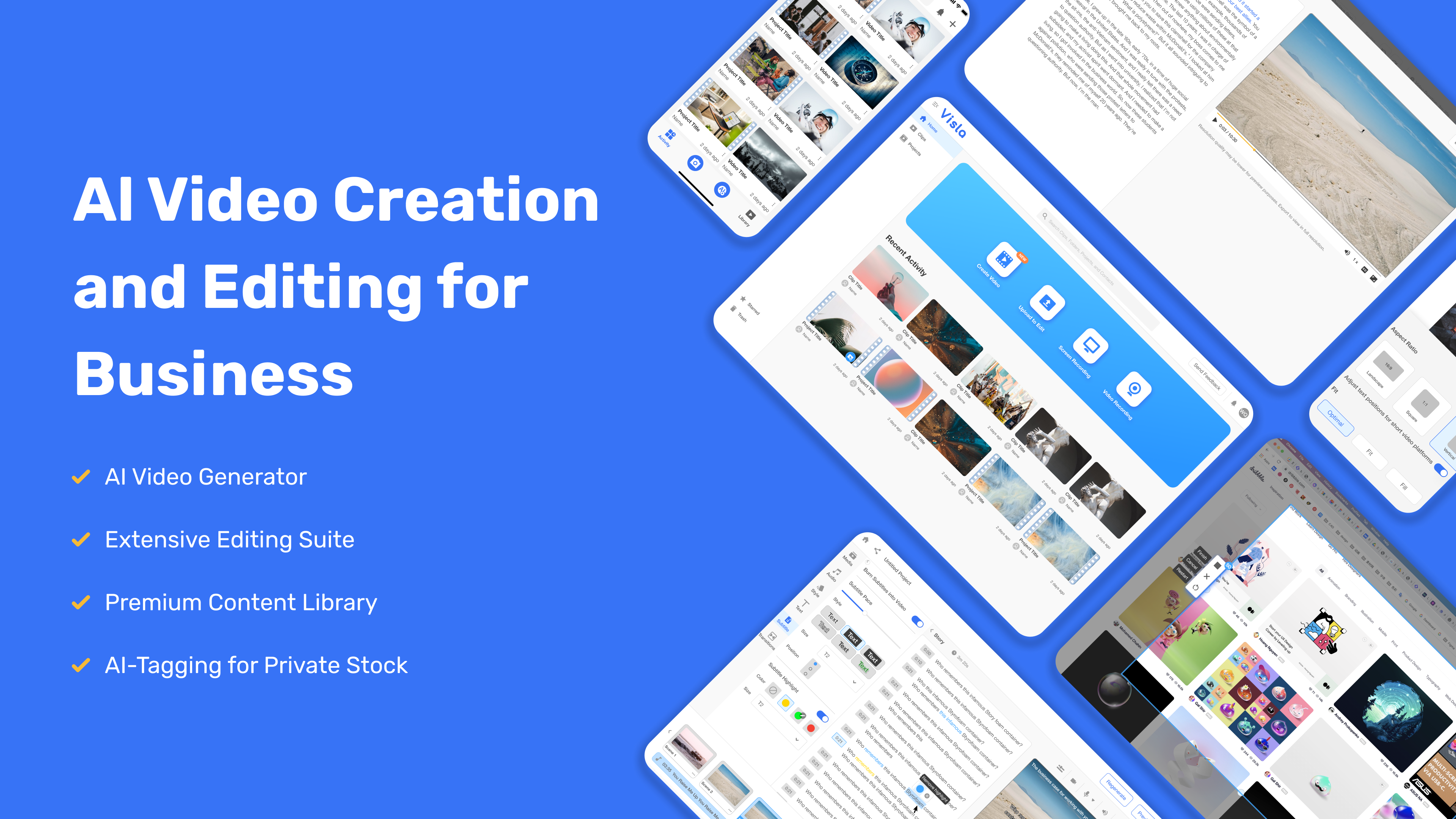 Visla: AI Video Creation and Editing for Business