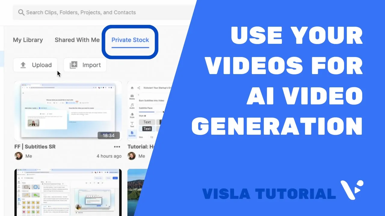 Feature Friday: AI Video Generation with Visla’s Private Stock
