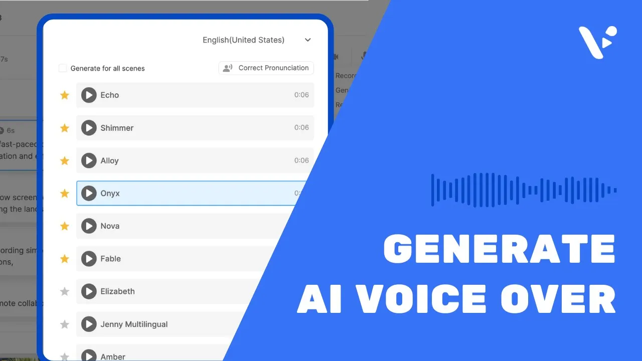 Feature Friday: Elevate Your Videos with AI-Powered Voice Overs