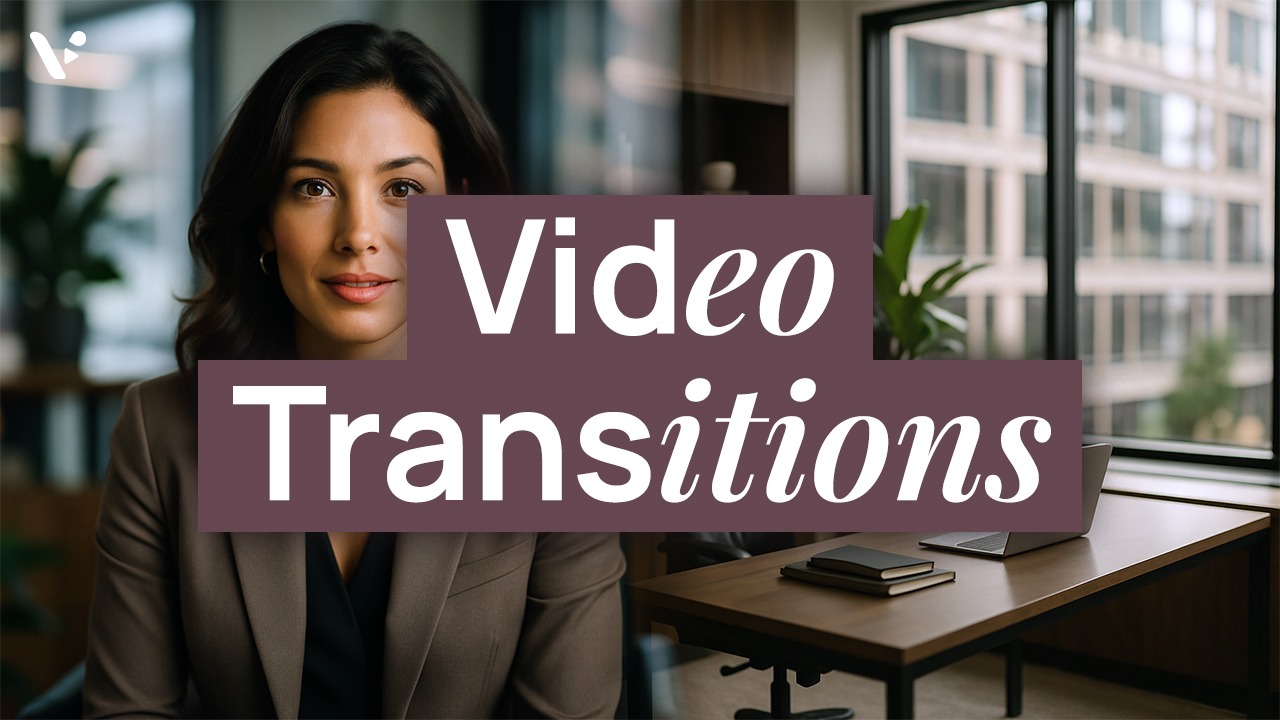 How to add video transitions (50+ styles) in Visla’s Scene-Based Video Editor